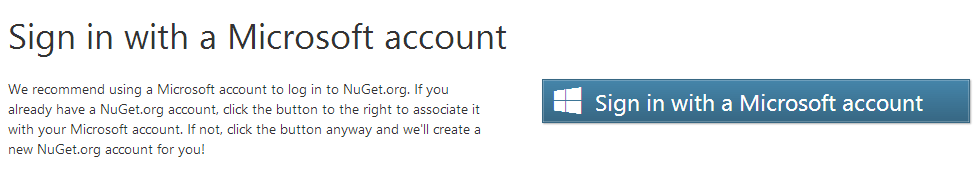 New Sign In Page