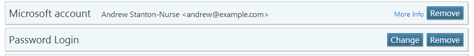 Account Management Page