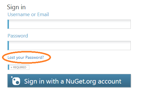 Forgot My Password
